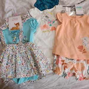 Set of 3 new outfits 0-3, 3mo